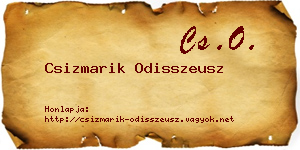 Csizmarik Odisszeusz névjegykártya
